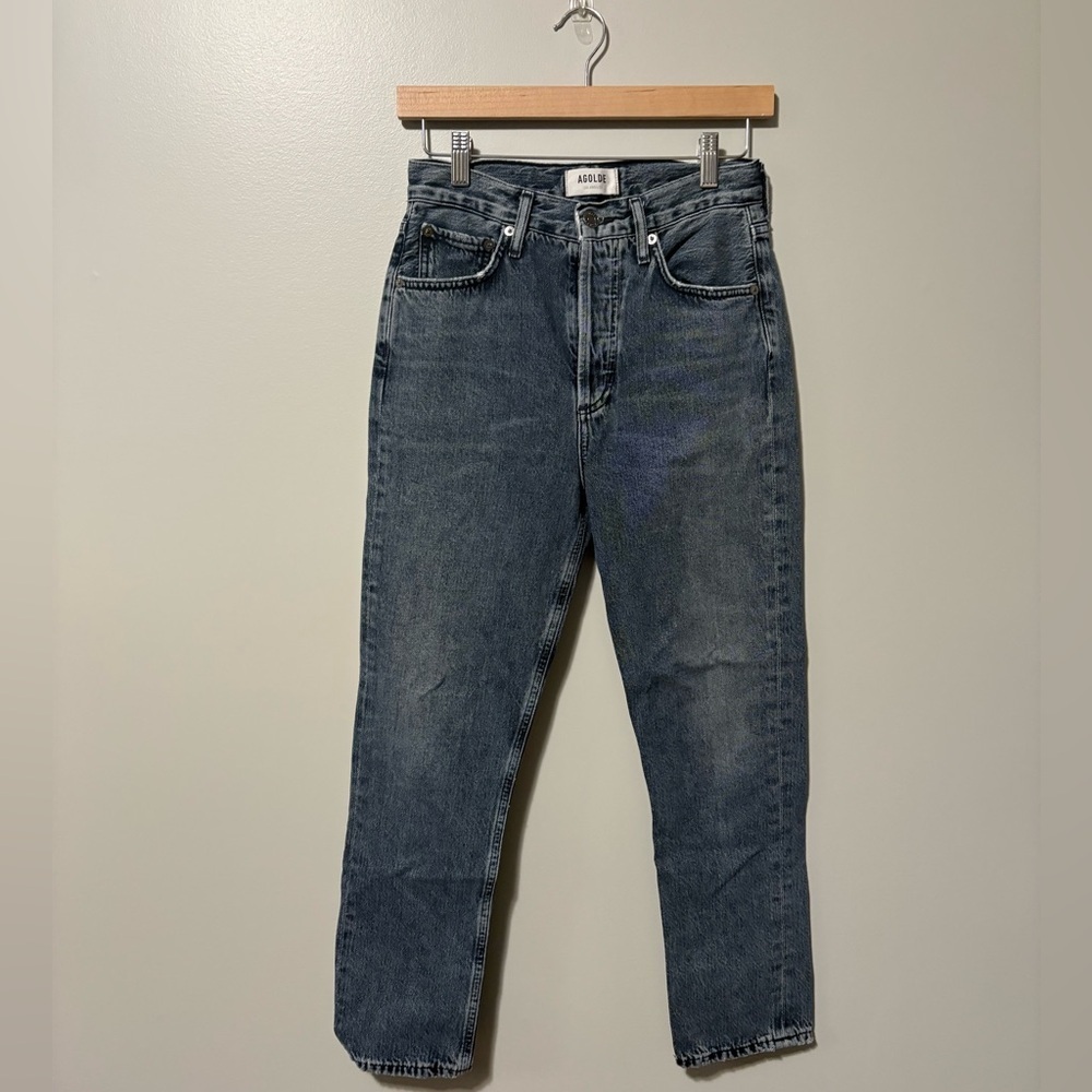 AGOLDE Riley High Rise Straight Crop Jeans - Picture 3 of 13